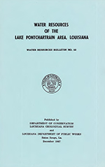 Water resources Lake Pontchartrain La, 1967