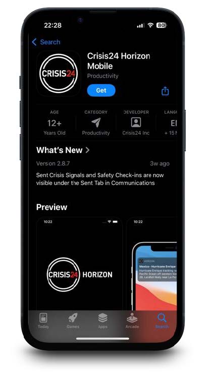 Horizon Platform App Screenshot 